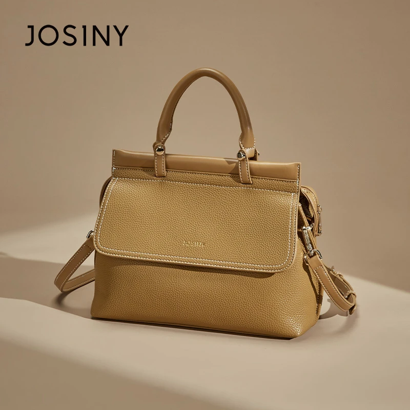 卓诗尼品牌小众设计质感包包女真皮单肩包时尚斜挎手提包大容量