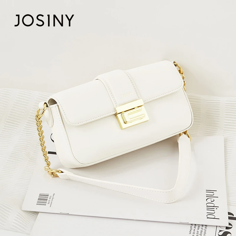 卓诗尼包包女2025新款时尚斜挎包百搭小香风单肩包ins轻奢腋下包