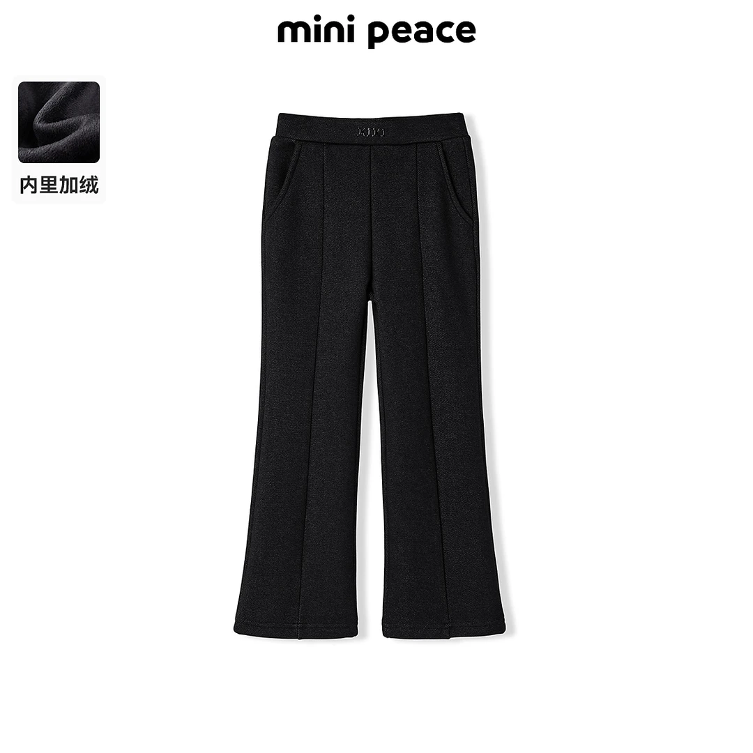 MiniPeace太平鸟童装冬新打底裤休闲裤