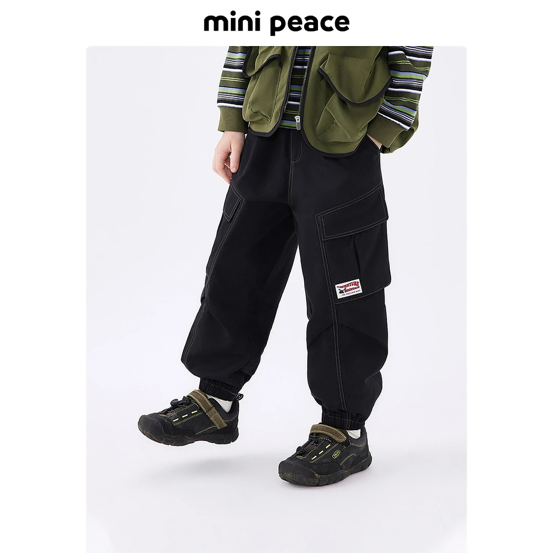 MINIPEACE太平鸟童装男童工装裤秋款宽松1010
