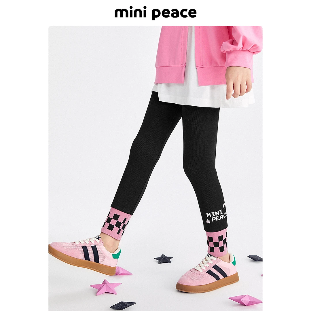 MiniPeace太平鸟童装春秋新女童打底裤F2GDD3B01