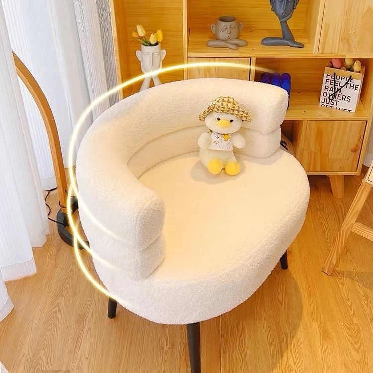 【庄子然】BOBO羊羔绒懒人沙发椅单人客厅卧室阳台休闲书房家用好看