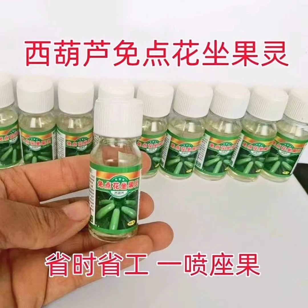 西葫芦免点花坐果灵坐瓜灵座果膨大保花增产 替代人工授粉喷花药