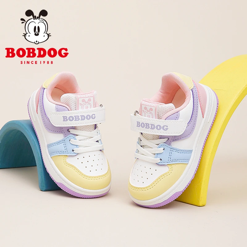 巴布豆童鞋女童鞋子2025新款春秋男宝宝小童学步鞋运动鞋儿童板鞋