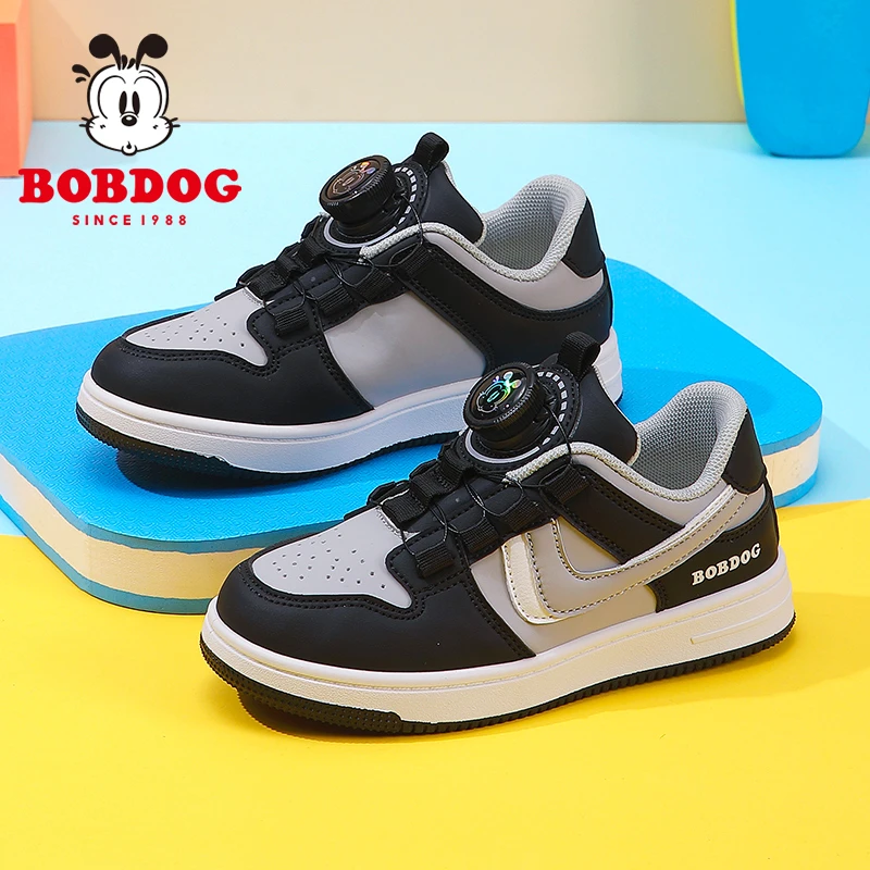 巴布豆童鞋男童板鞋春秋2025新款女童低帮百搭aj休闲男孩儿童鞋子