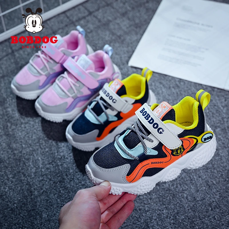 巴布豆童鞋男童鞋子2025年春秋款新款女孩轻便耐磨跑鞋百搭运动鞋