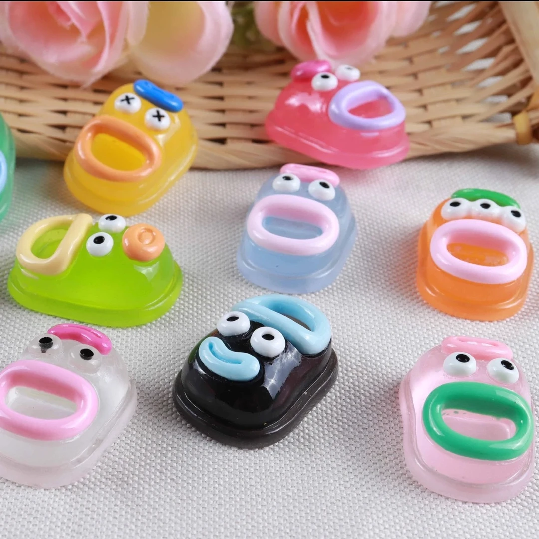 【主播代拆】夜光丑鞋洞洞鞋拖鞋手工创意DIY树脂挂件微景观摆件