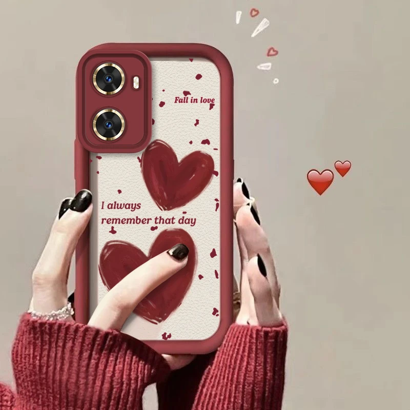 华为畅享60手机壳油画爱心MGA-AL40网红女款新款可爱软壳全包防摔