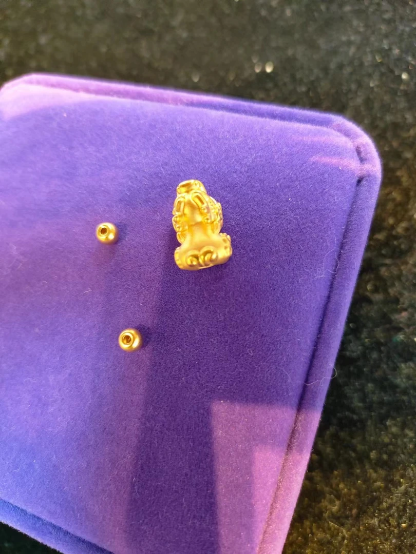 江凤珠宝足金黄金貔貅金珠黄金饰品