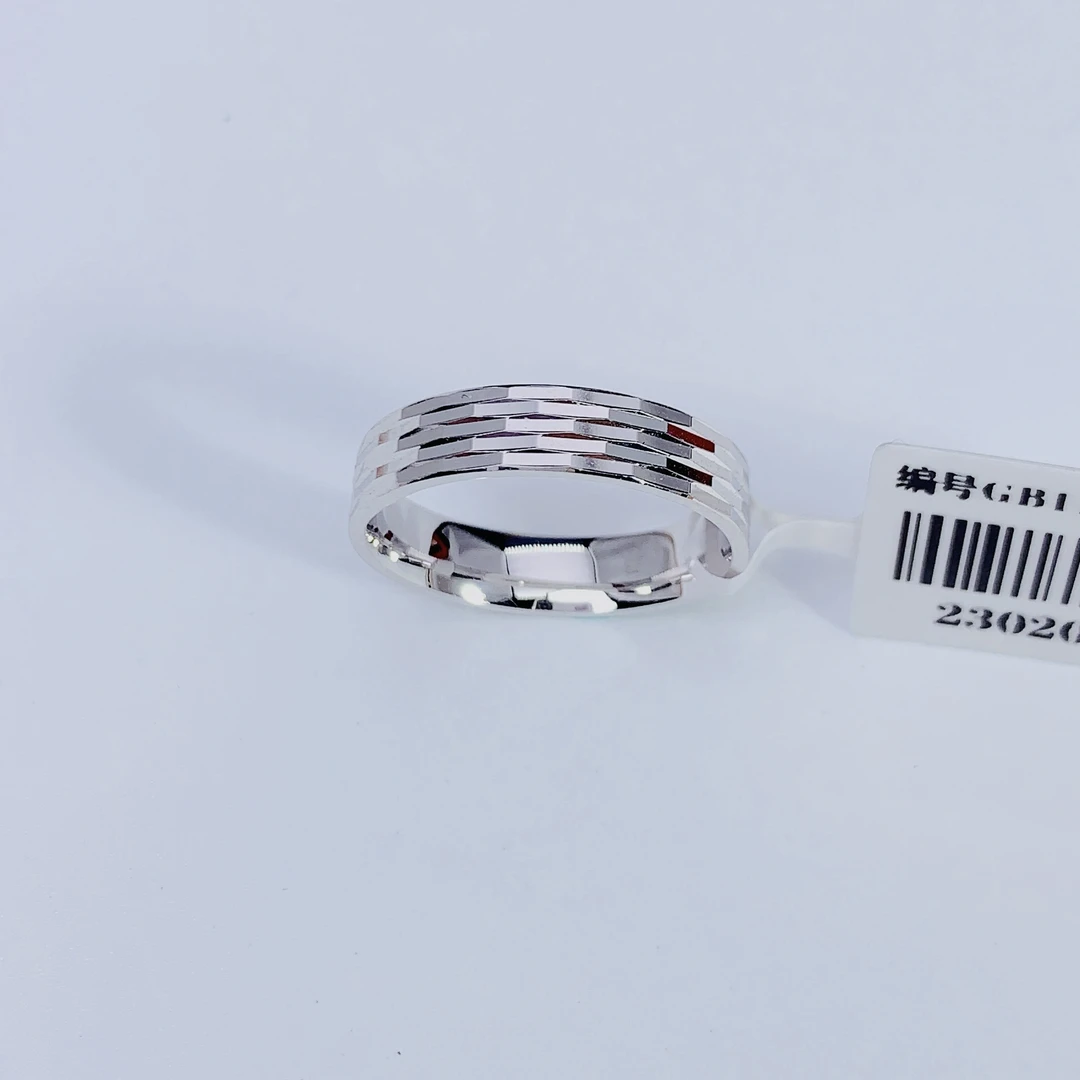 铂金pt950戒指波纹款