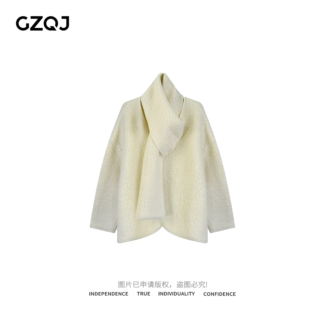 老琴私服 【伦敦夜】 100羊毛设计感气质针织开衫毛衣外套女冬958