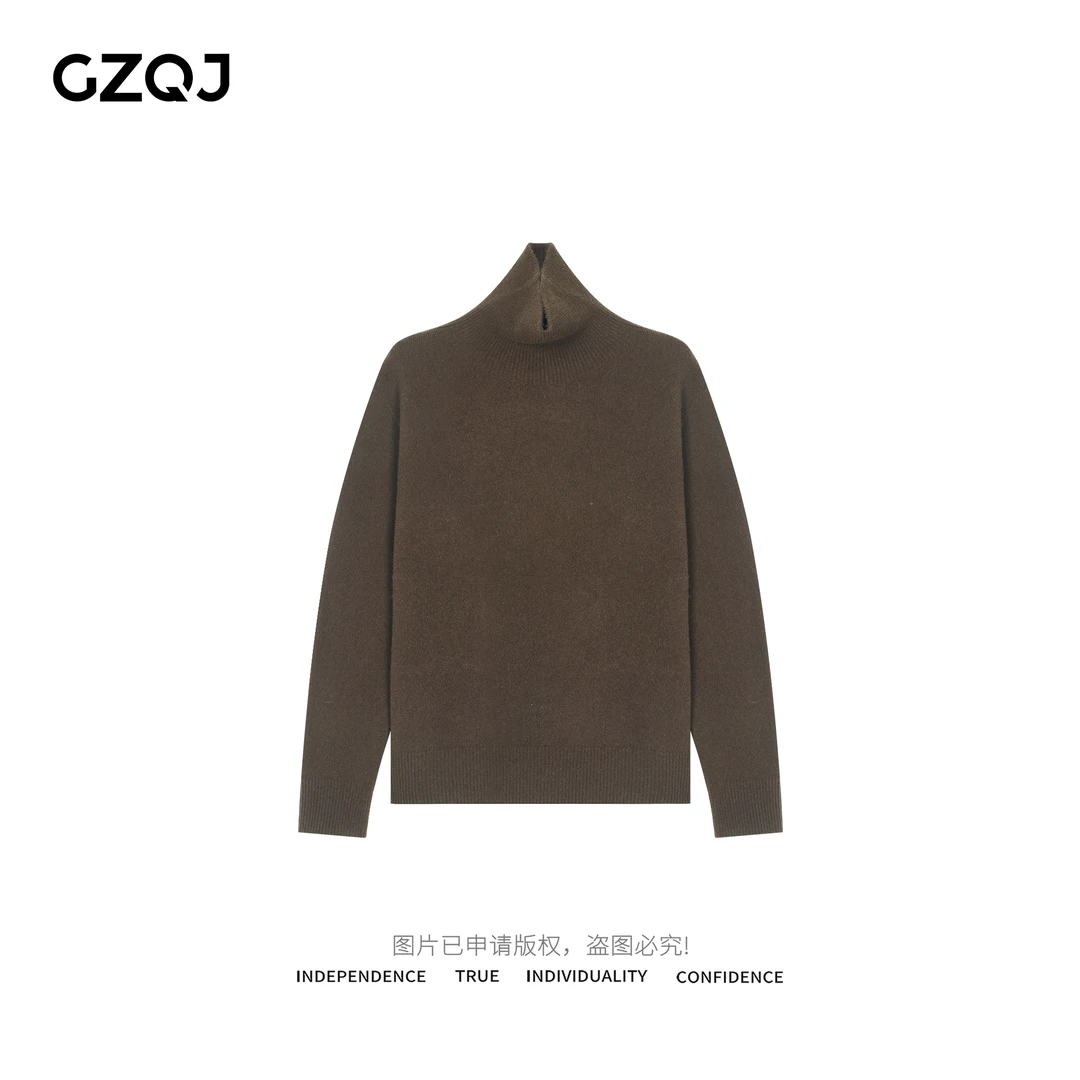 老琴私服【内搭帮手】纯色新款ins风修身休闲高领毛衣打底针织衫906