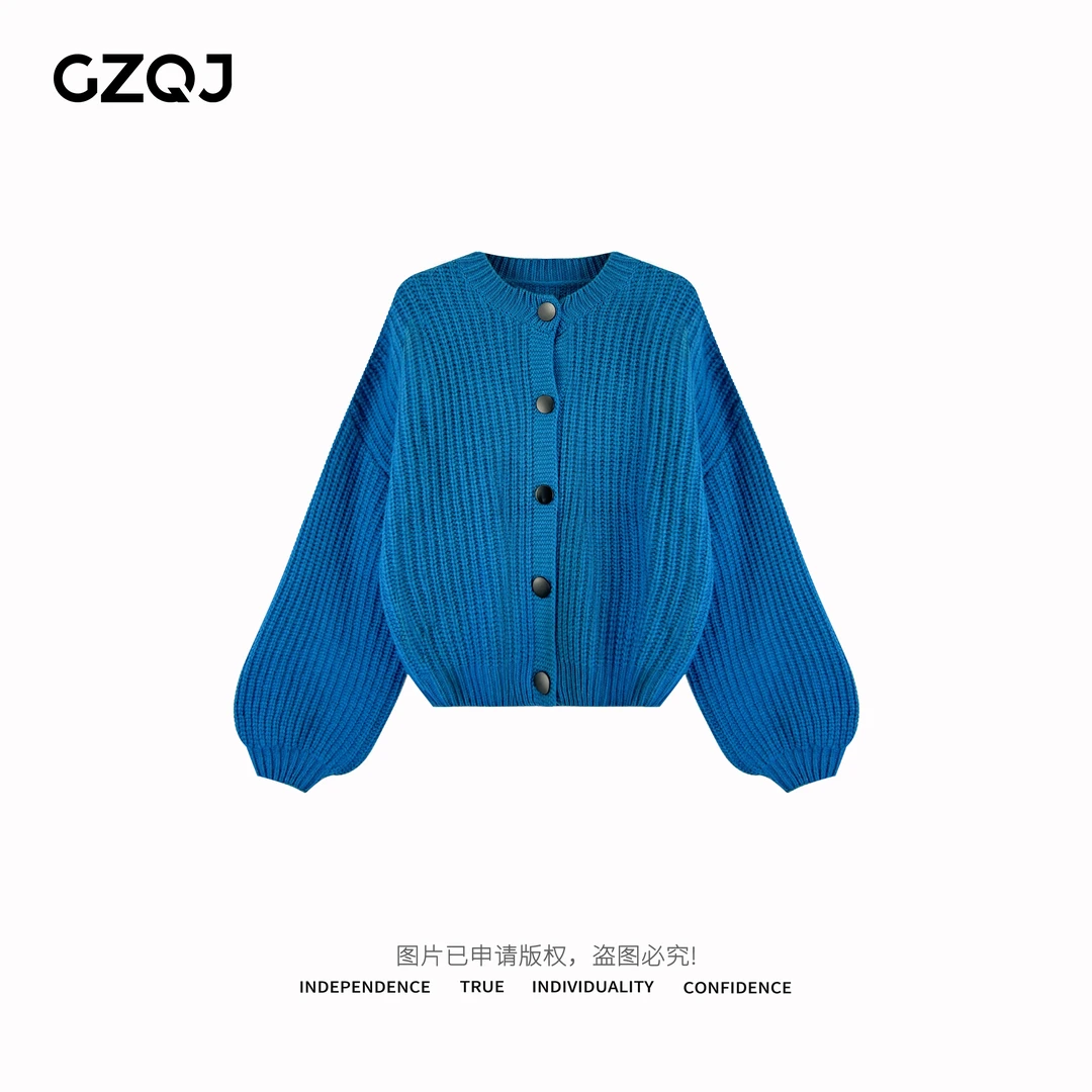 老琴私服【热气球】 时尚慵懒洋气针织开衫柔软毛衣外套女秋冬821