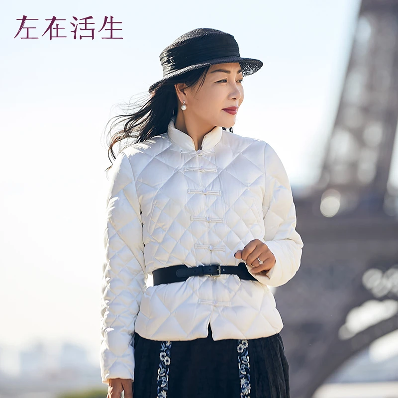 生活在左【袄】3M新雪丽棉衣桑蚕丝传统保暖2023秋冬棉服1934050