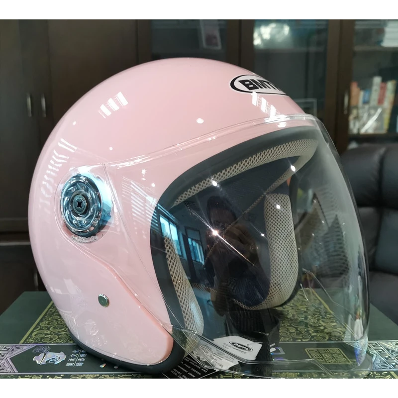 冬季保暖电瓶车头盔3C认证男女款成人防风帽高强度全盔半盔头盔