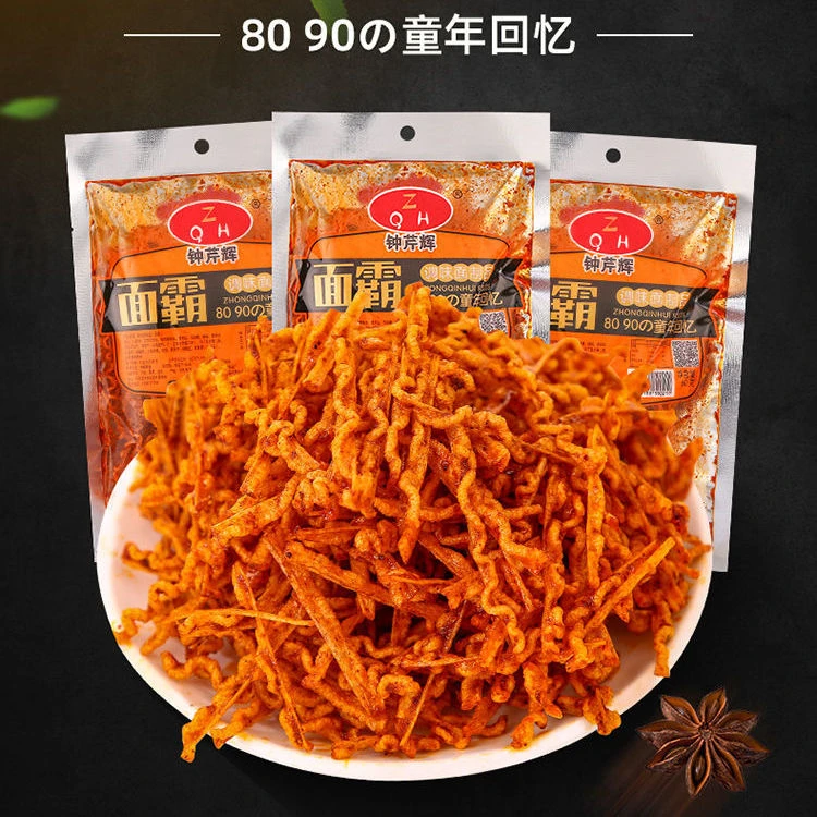 钟芹辉面霸麻辣丝辣条香酥金丝条8090后儿时怀旧童年小时候小零食