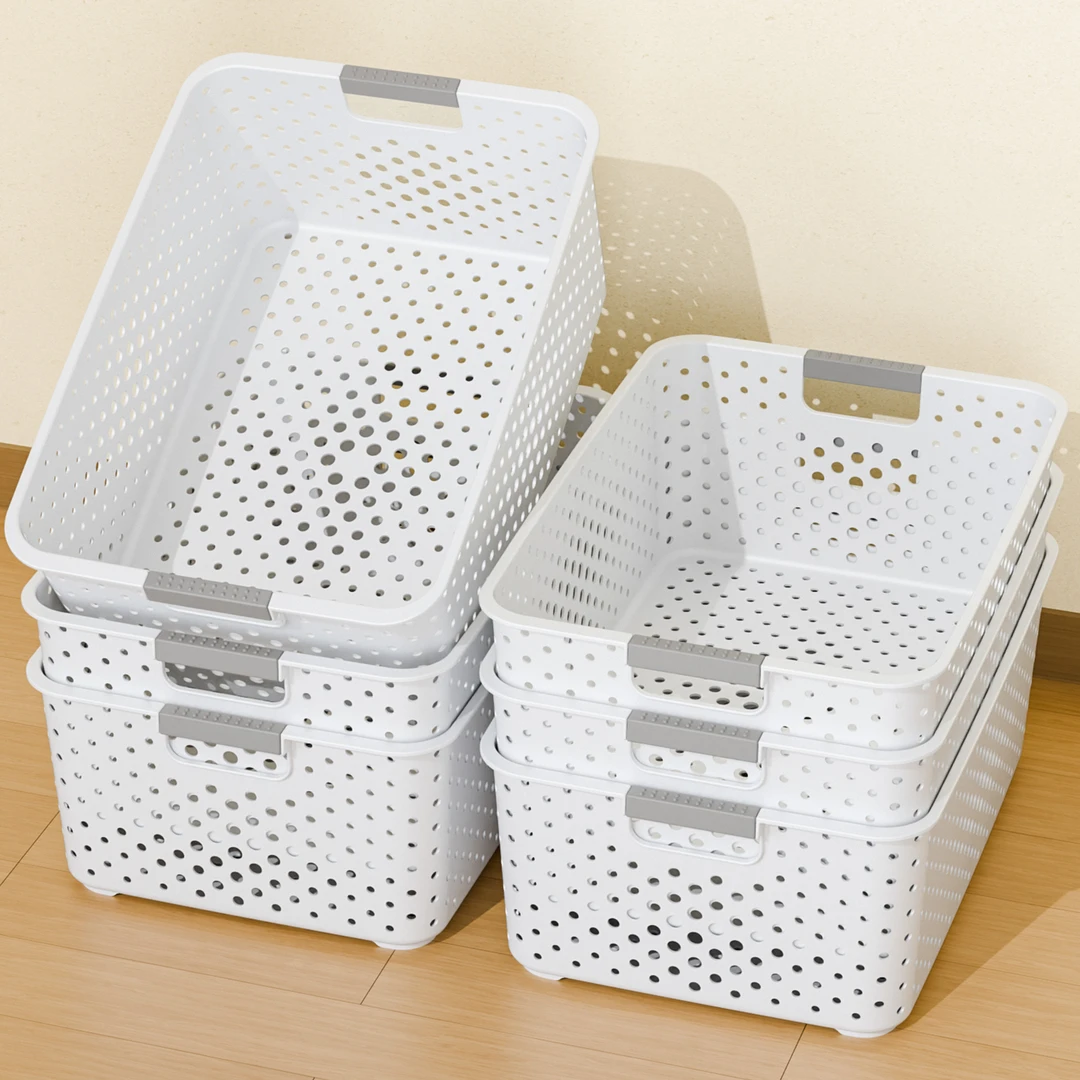 镂空收纳筐杂物零食收纳篮宿舍玩具厨房收纳篮桌面收纳盒子