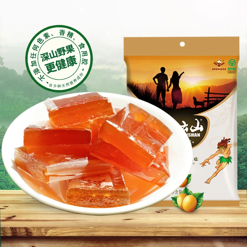 【赠品勿拍】齐云山268g袋装南酸枣糕营养健康零食酸甜韧滑解馋零食
