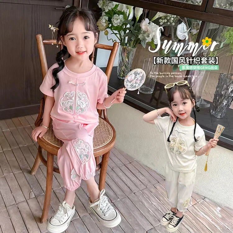 2024夏国风针织套装-1093#