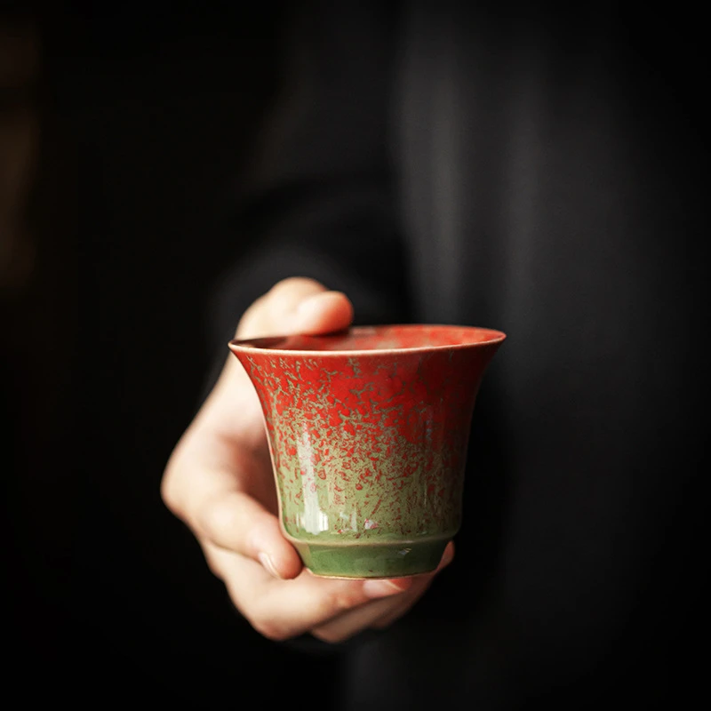 郎红茶杯单杯家用客厅品茗杯主人杯单个功夫茶具泡茶小茶碗喝茶杯