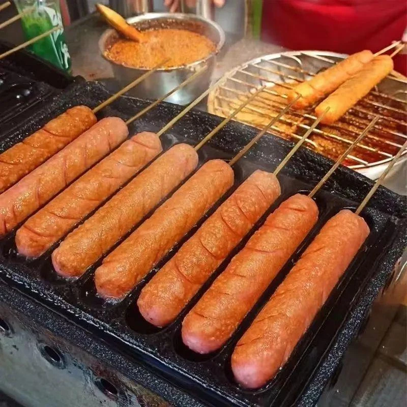 芮源淀粉肠网红路边摊烤肠香煎烤火腿肠面肠烧烤食材脆皮大根