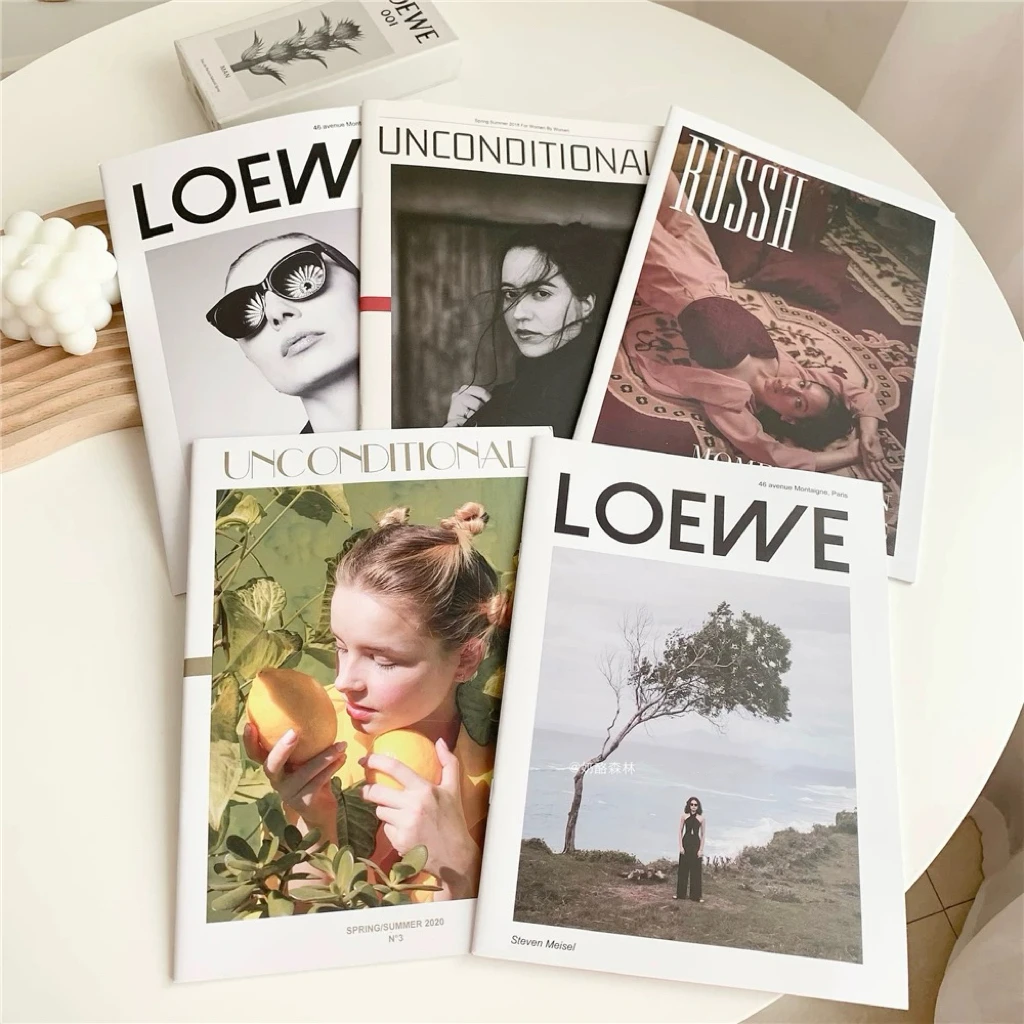 ins风摄影杂志封面系列 加厚笔记本道具书模特摆拍装饰拍照道具