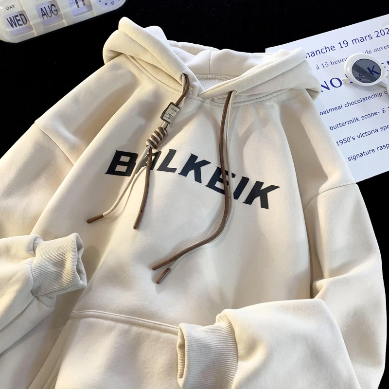 卫衣男春秋季2025新款美式复古oversize重磅上衣宽松潮牌连帽外套