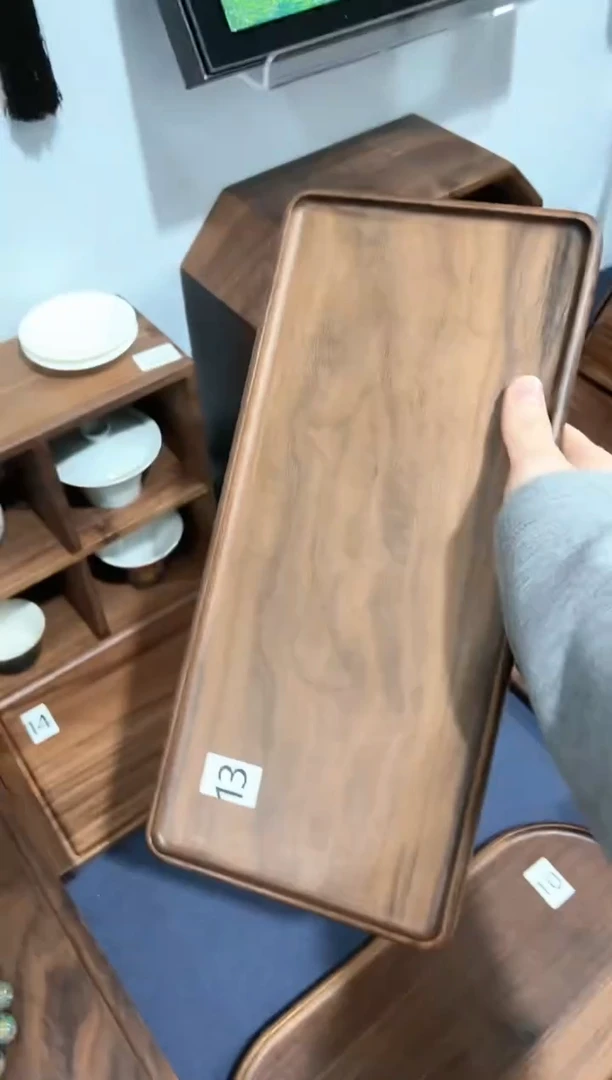 【闪购商品】北美黑胡桃干泡盘长方