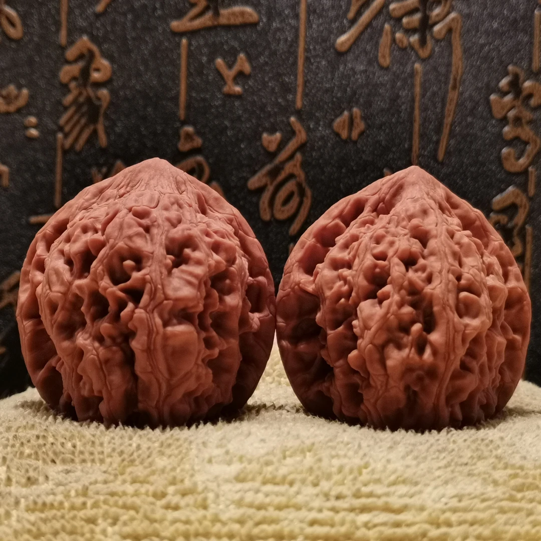 今年货头精品野生牡丹纹狮子头山坡老树果骨质太棒质感超强精配对