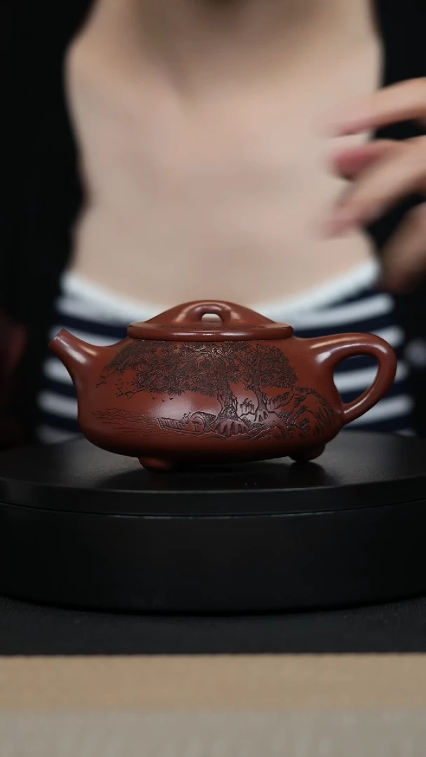 【闪购商品】紫砂茶壶043 景舟石瓢 手工紫砂壶