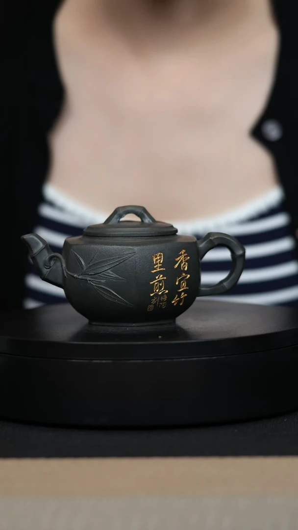 【闪购商品】紫砂茶壶072 DJJ六方雪华 手工紫砂壶