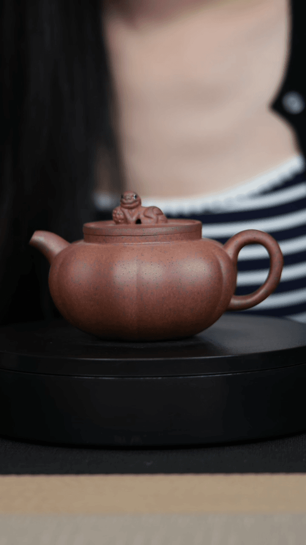 【闪购商品】紫砂茶壶069 筋纹狮球 手工紫砂壶