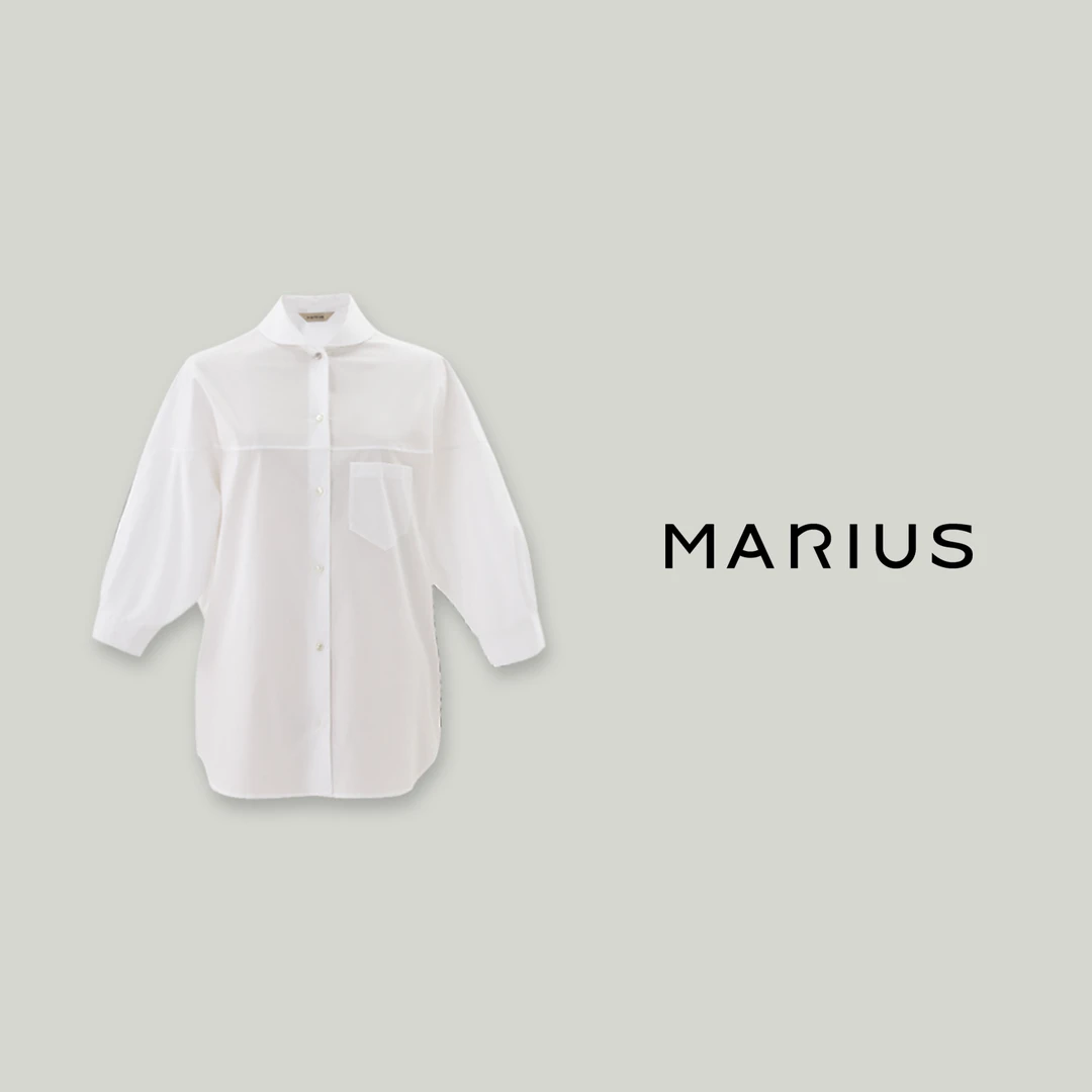 MARIUS“彼得潘”意式轻解构创新设计松弛感宽松廓形衬衫