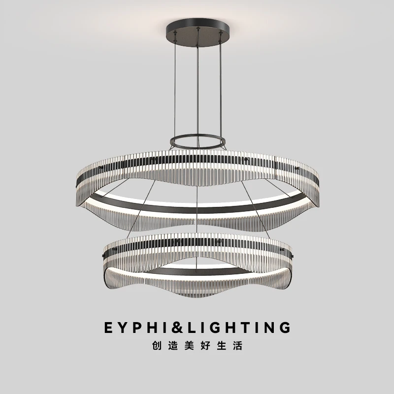 EYPHI/益菲意式极简轻奢客厅主灯后现代简约设计师高端玻璃吊灯