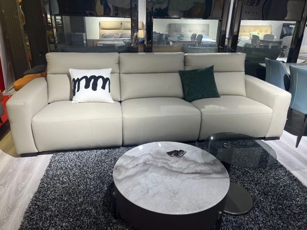 生态皮沙发 落地脚（可换高脚）