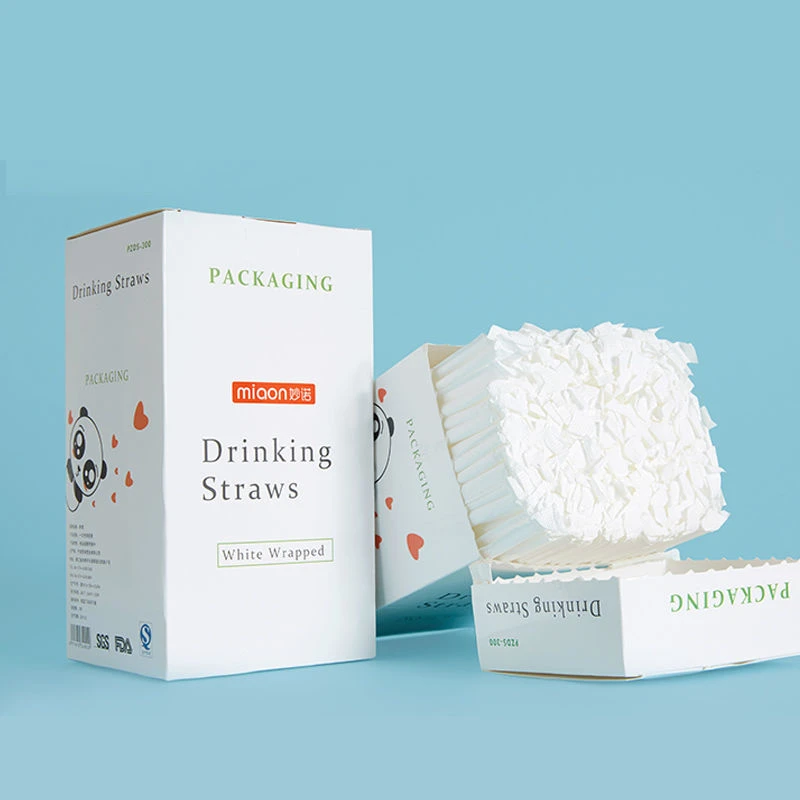 一次性吸管独立纸包装孕妇儿童透明吸管奶茶吸管软管弯头吸管通用