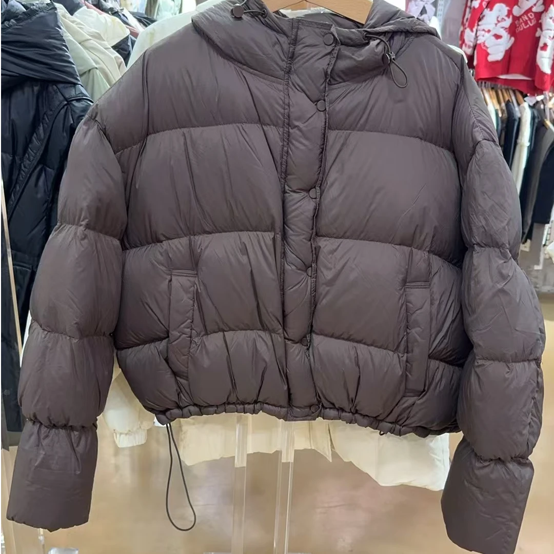 凡人优品女士羽绒服运动时尚短款休闲连帽Y259