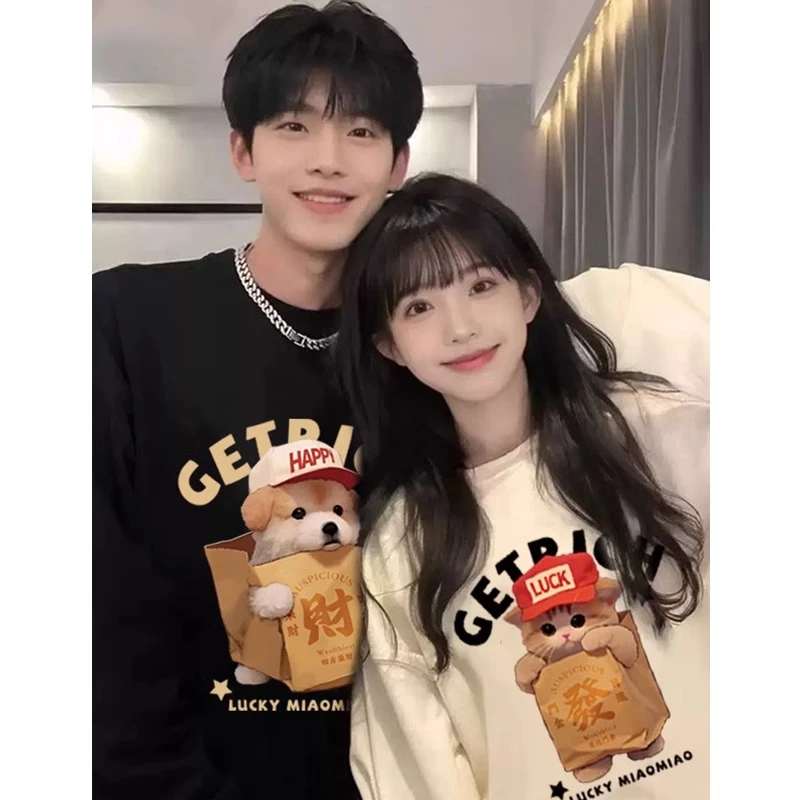 特别的情侣装卫衣2025新款秋冬款不一样网红disoo设计感小众卫衣