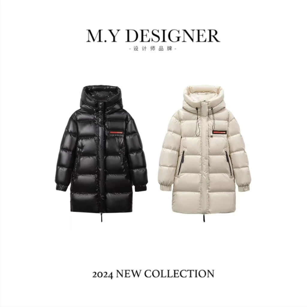 M.Y 媛总 高充绒中长款红标羽绒服MT611