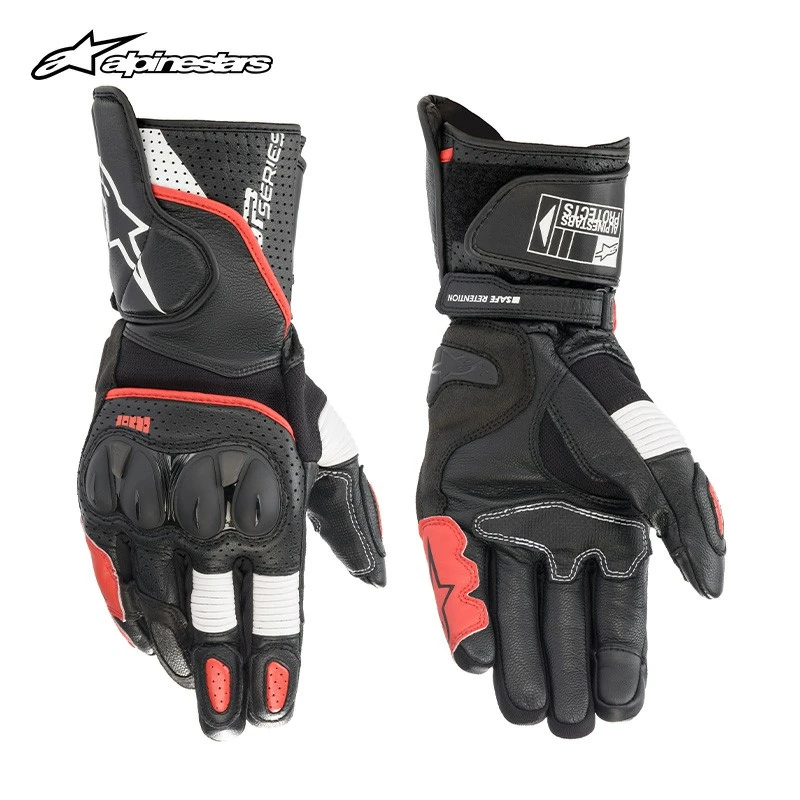a星SP-2 V3摩托车手套赛道比赛防摔机车摩托手套皮手套春秋季男