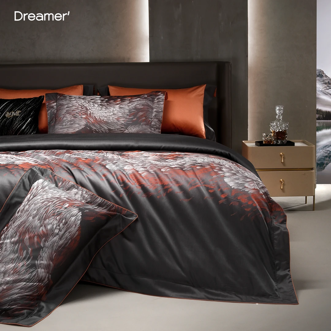 Dreamer‘【克罗地亚】轻奢SuPima匹马棉贡缎色织提花低调奢华五件套