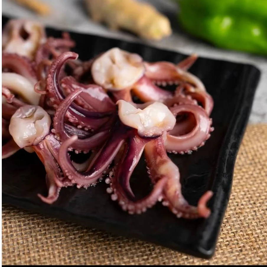 净重6斤不含冰/每包1斤小鱿鱼爪新鲜速冻海鲜连云港发货