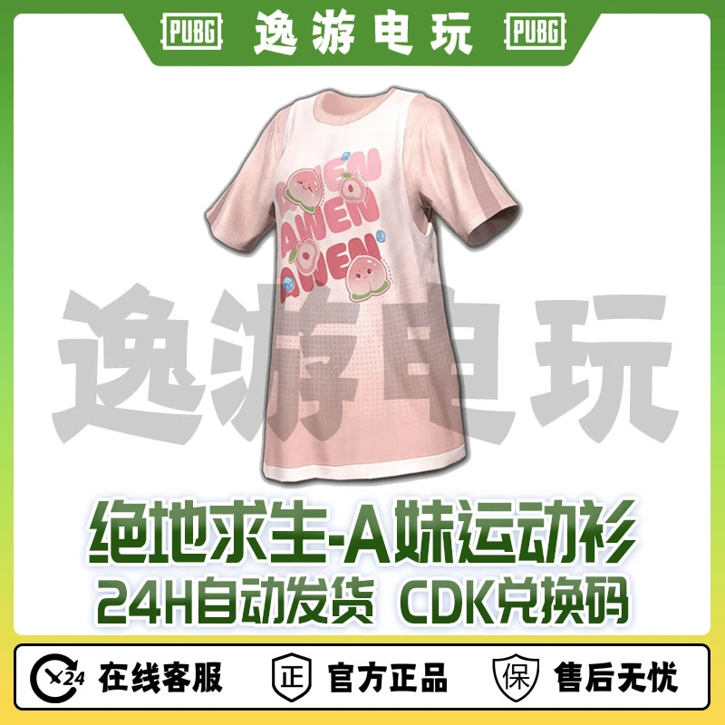 steam绝地求生PUBGA妹短袖CDK兑换码