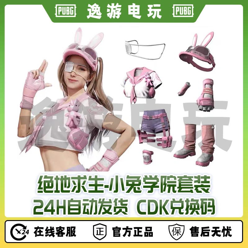 steam绝地求生PUBG小兔学院服套装cdk兑换码