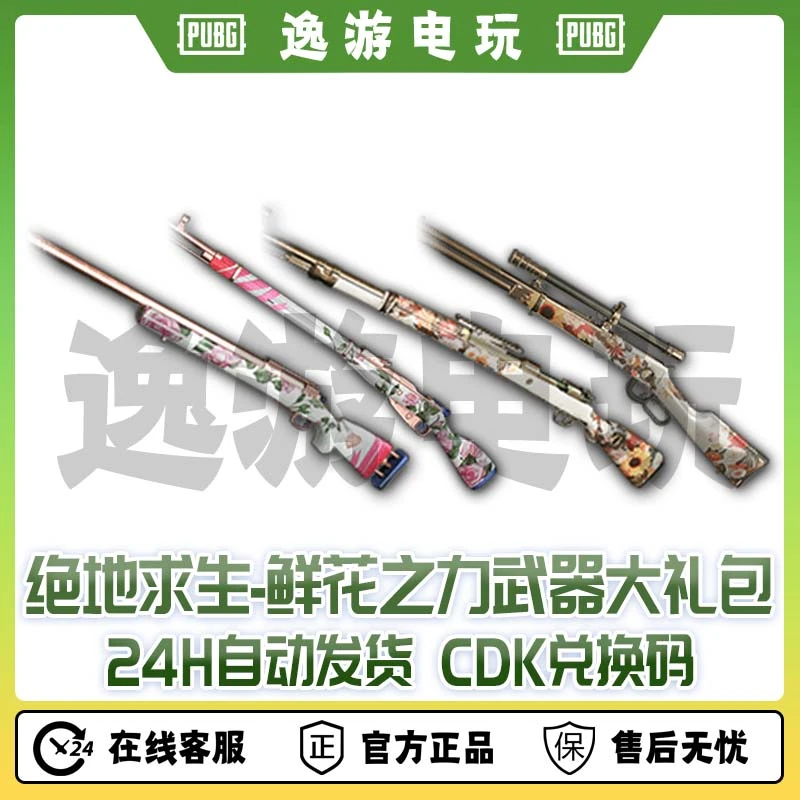 steam绝地求生PUBG皮肤鲜花之力武器大礼包CDK兑换码