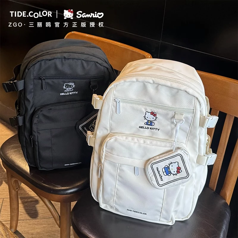 Tide color联名玉桂狗三丽鸥正版书包大容量初中女生背包双肩包包