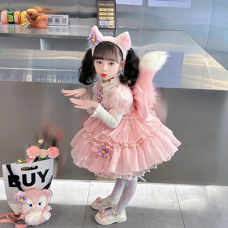 .四季.【玲娜贝尔+】.女童四季款超萌可爱洛丽塔公主连衣裙