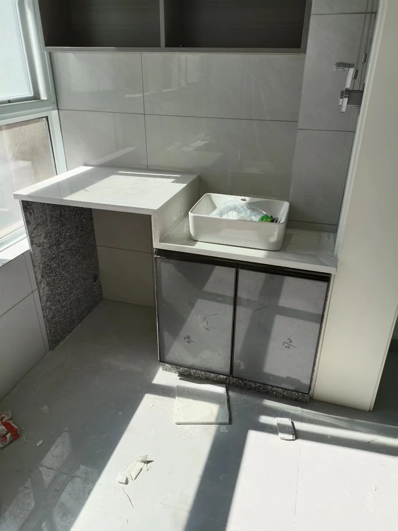 洗衣机柜整体高低柜石材柜洗手盆柜售卖永城市及周边