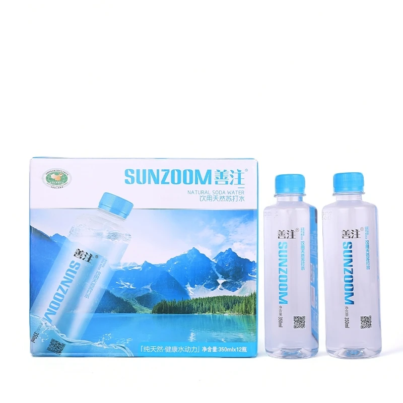买6箱发9箱 善注饮用天然苏打水 350ml （2024年7月产）不包上楼