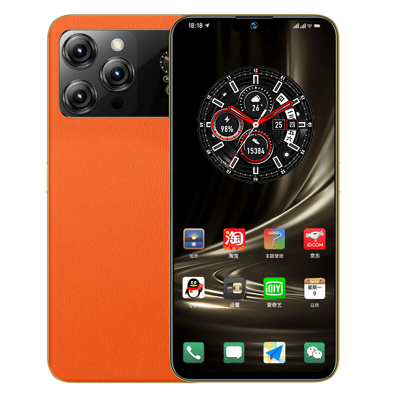 【官方正品】厂家直销2023乐易品牌智能高端皮纹双屏5g手机全网通